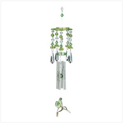12506 Green Hummingbird Chime