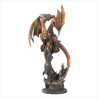 Sunset Dragon Figurine