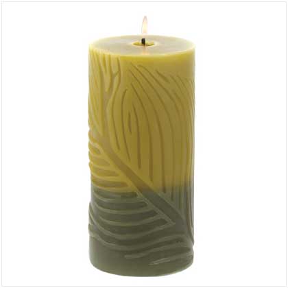 Foliole Round Pillar Candle