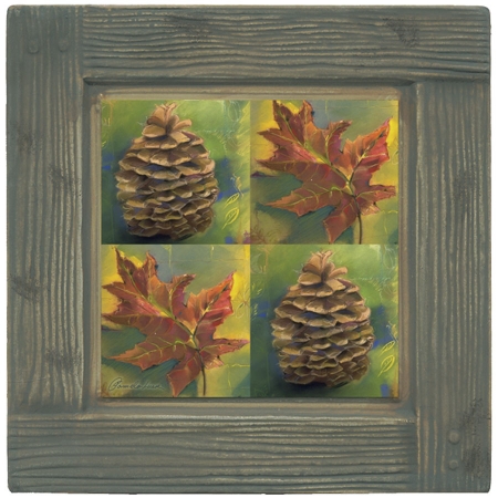 Thirstystone AMPL8 Absorbent Coaster Set A Walk in the Woods- Lodge