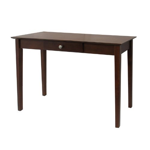 Rochester Console Table With One Drawer Shaker- Antique Walnut