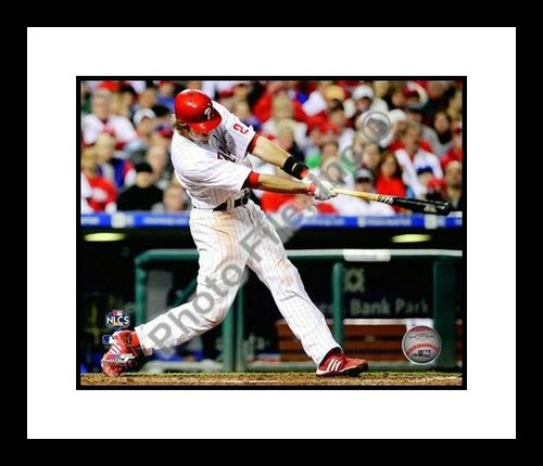All About Autographs AAA-21237 Jayson Werth Philadelphia Phillies MLB Framed 8x10 Photograph 2009 NLCS Game 5 Home Run