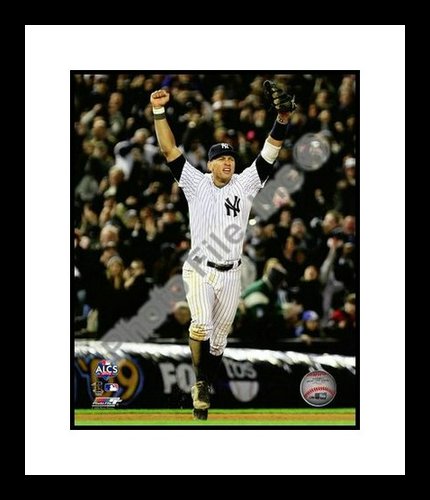 All About Autographs AAA-21247 Alex Rodriguez New York Yankees MLB Framed 8x10 Photograph 2009 ALCS Game 6 Celebration