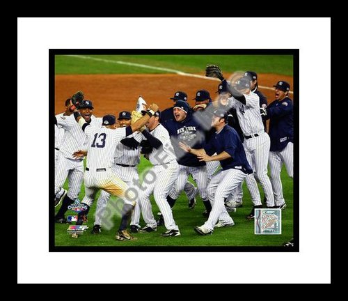 All About Autographs AAA-21273 Alex Rodriguez New York Yankees MLB Framed 8x10 Photograph 2009 World Series Celebration