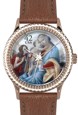 Arjang & Co HY-1022R-LB Botticelli Madonna Rose Gold-Colored Round
