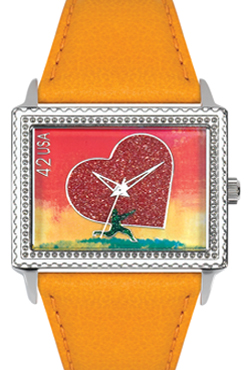 Arjang & Co PS-5002S-YL All Heart East West Yellow Strap