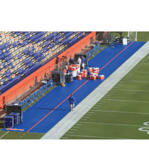 Bench Zone Custom Size - Burnt Orange