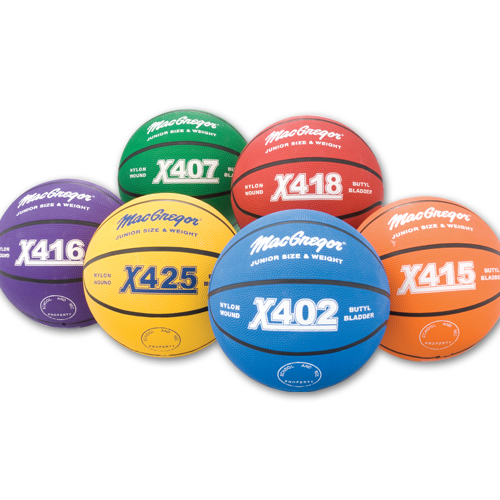 Multicolor Basketballs - Junior Size - Orange