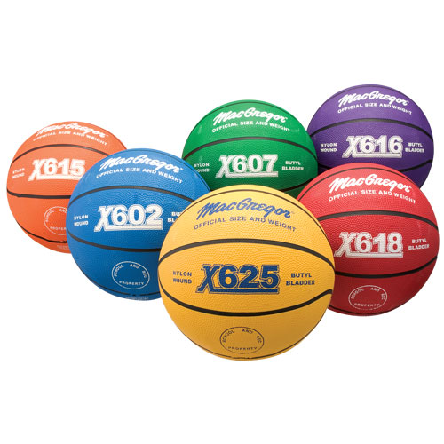 Multicolor Basketballs - Official Size - Orange