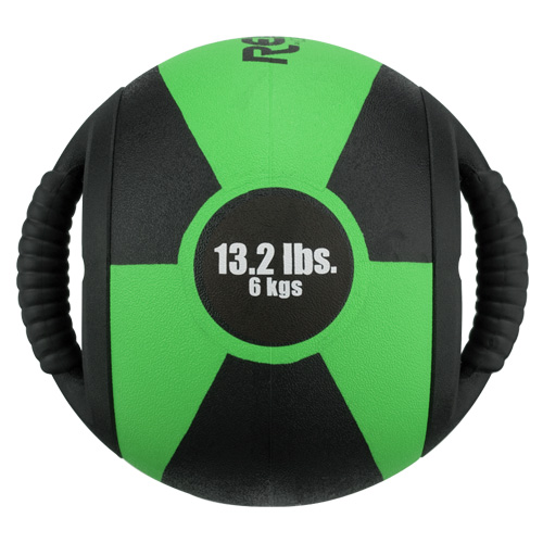 Reactor Medicine Ball with Handle 6kg Kelly
