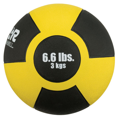 Reactor Rubber Medicine Ball 3kg Yellow