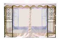 DC America GOS1010-BB 10 x10  Gazebo Screen- Beige with Beige Trim