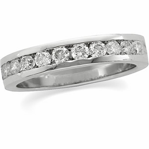 Jewelry For All Occasions 62858W:277743 Platinum Diamond Band Ring