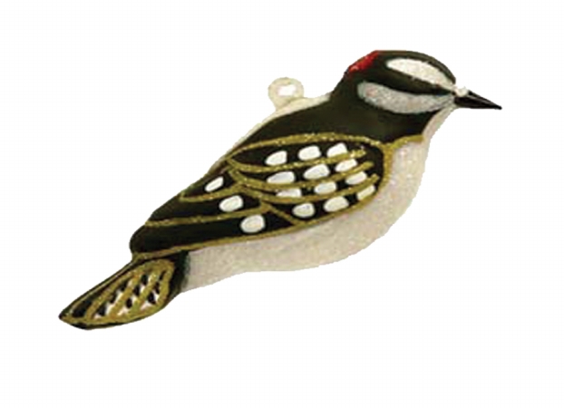 Cobanec345 Downy Woodpecker Ornament