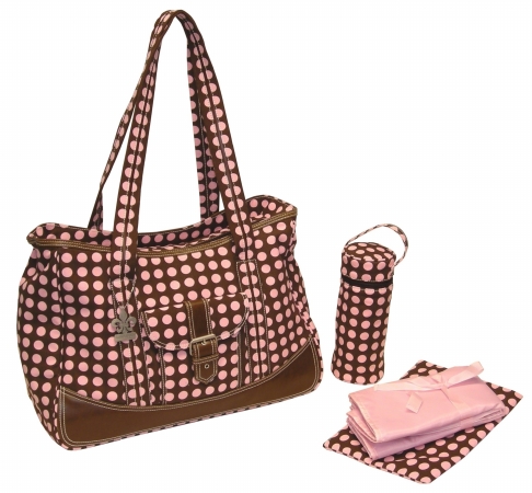 88161230009 Pink Heavenly Dots Week Ender Bag