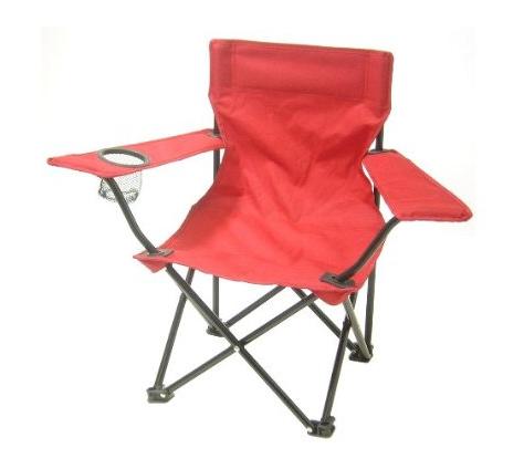 9006 Rd Folding Camp Chair With Matching Bag- Red