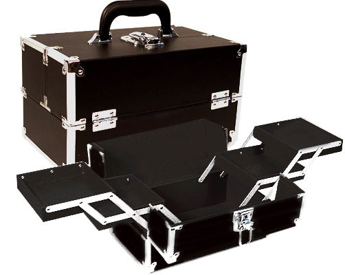 Seya TS-43 Black Makeup Train Case