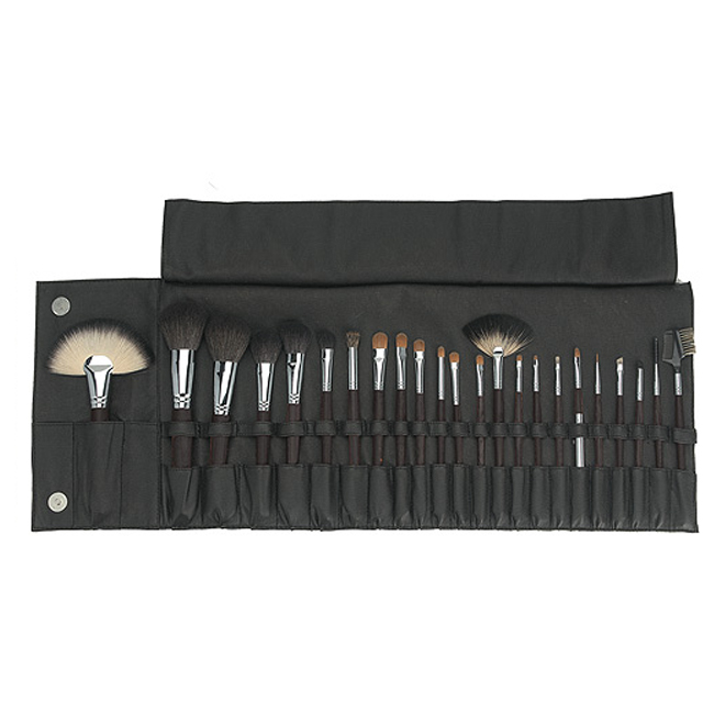Seya TS-202 Deluxe Pro Black 23-piece Makeup Brush Set