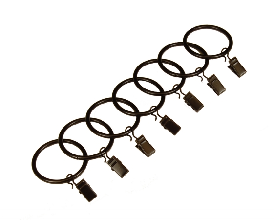 BCL Product Sourcing 125CLMH Heavy Duty Clip Rings for 1.25inch Diameter Rod Set