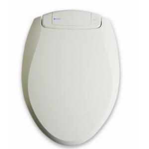 Brondell BR30-RB Breeza Deodorizing Slow-Close Toilet Seat Round- biscuit by Brondell