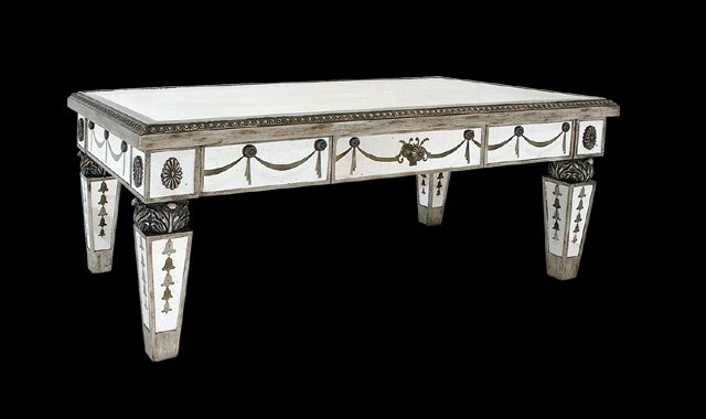 Bethel Hu18 - Mirrored Coffee Table