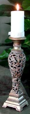 Bethel Td974E - Resin Candle Stick
