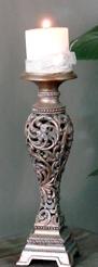 Bethel Td974F - Resin Candle Stick