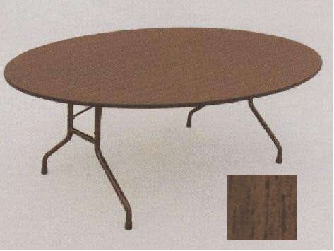 Correll Pc6072P01 Solid Plywood Core Folding Tables  Fixed Height  Walnut
