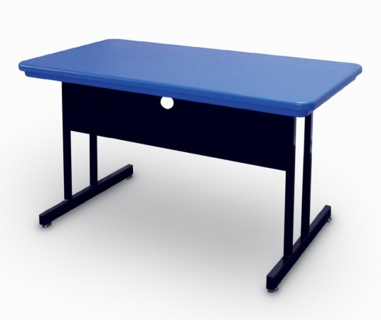 Correll Rws2448-27 Blow-Molded Plastic Top Computer and Training Tables - Desk Height Work... by CORRELL