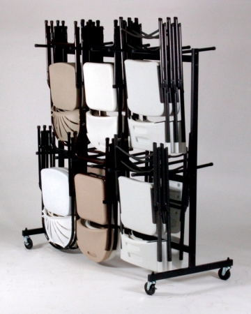 Correll C84 Chair Trucks  For Folding Chairs  Hanging Black