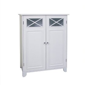 Elegant Home Fashions 6841 Dawson Floor Cabinet With Two Doors