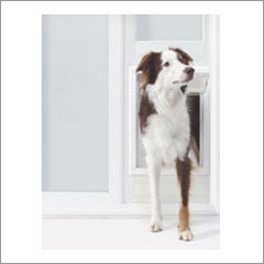 Ideal Pet Products 36000 96 Inch Tall Super Large Mill Pet Patio Door  White