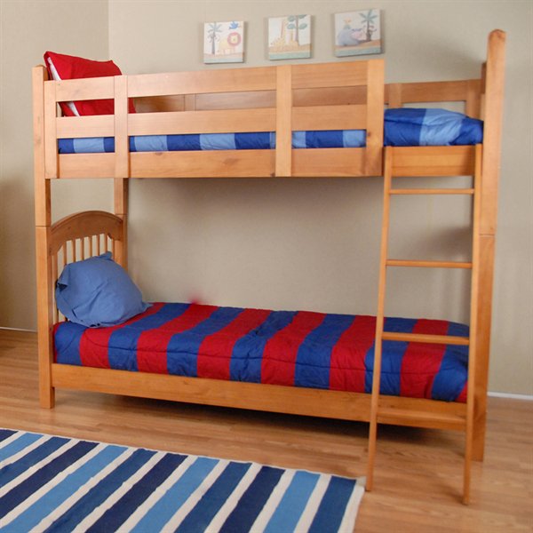Ligo SAV011-04P ColorBox Twin Bunk Bed - Pine