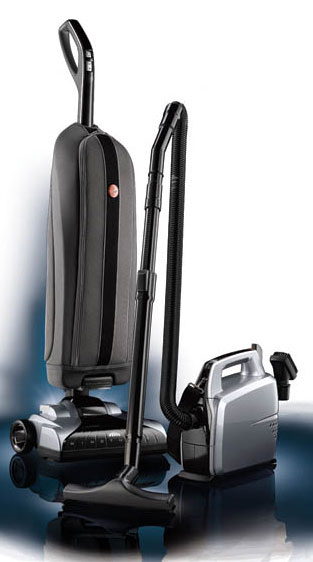 Hoover UH30010COM Platinum Series- Upright- Bagged- Plus Canister- Silver