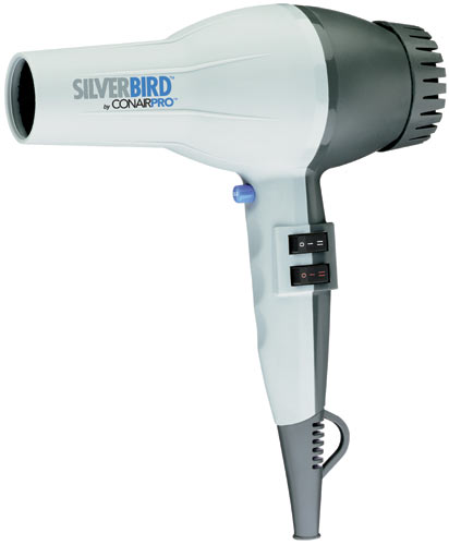 Conair SB307W 2000 Watt Pro Silver Bird Ceramic Hair Dryer