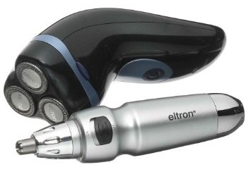 Eltron EL6121- 5 Triple Head Rotary Shaver with Ear and Nose Trimmer