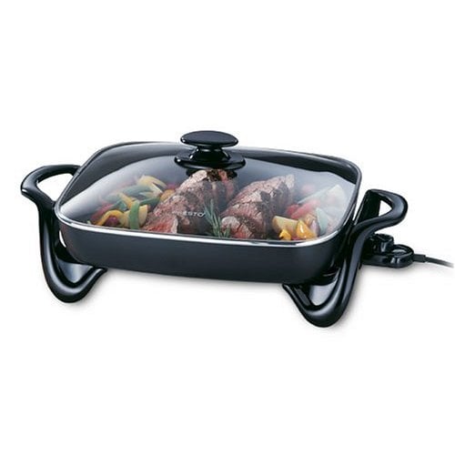 06852 16-inch Electric Skillet With Glass Cover