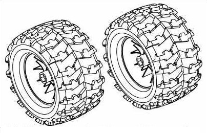 Bs904-014 Tire Unit-v-pattern