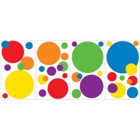 Just Dots Primary Peel & Stick Appliques