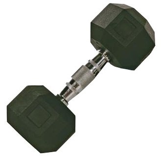 Troy Barbell SD-003R VTX 8-Sided Rubber Encased Dumbbells - 3 Pounds