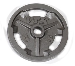 Troy Barbell GO-035V VTX Olympic Grip Weight Plate - 35 Pounds
