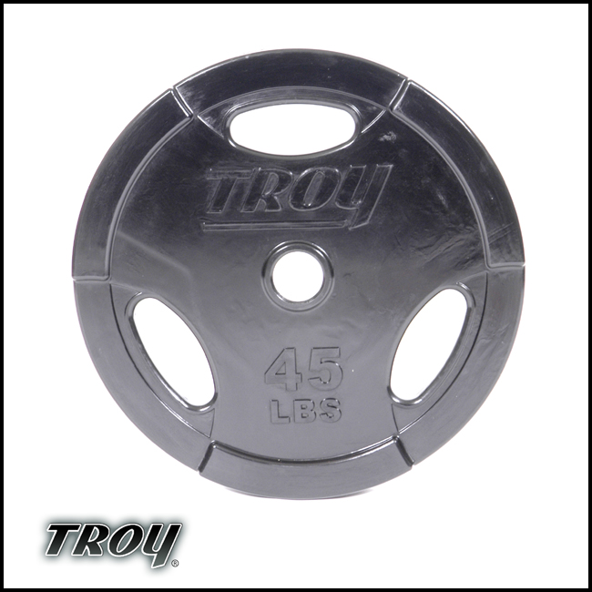 Troy Barbell GO-045U Urethane Encased Grip Plate - 45 Pounds