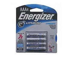 Energizer El92Bp4 AAA - 4 Pack Lithium Batteries