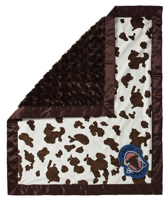 Cavichi 004-1005 Buckaroo Minky Baby Blanket by Cavichi