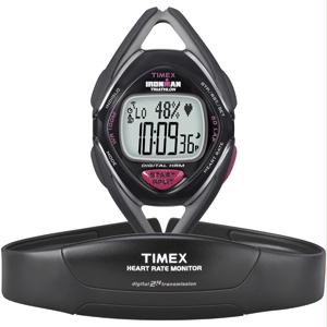 Timex Ironman Race Trainer Digital Heart Rate Monitor - Black / Red Watch