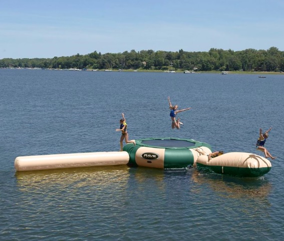 Rave Aqua Jump 150 Northwoods with Launch And Log