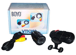 Boyo VTK350 HiRes Keyhole Style Universal Rearview BackUp Camera with Night Vision
