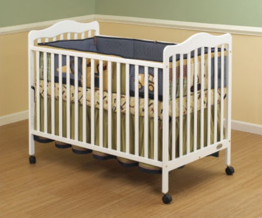 Orbelle Trading 372W Emma White Crib
