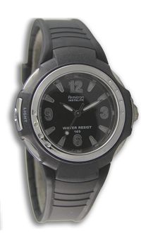 Armitron 25-6391BKBK Women and apos;s Black and Silver-Tone Analog Sport Watch