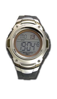 Armitron 40/8108GRN Men and apos;s Chronograph Black with Green Accents Digital Sport Watch